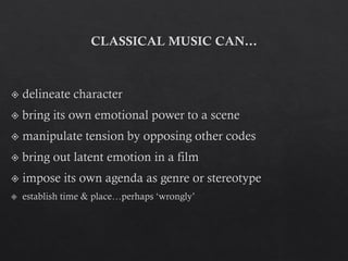 Classical music in film