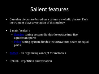 Slendro Scale Notes Classical music systems of the world | PDF