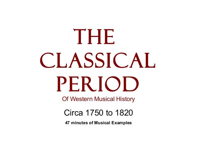 Classical period