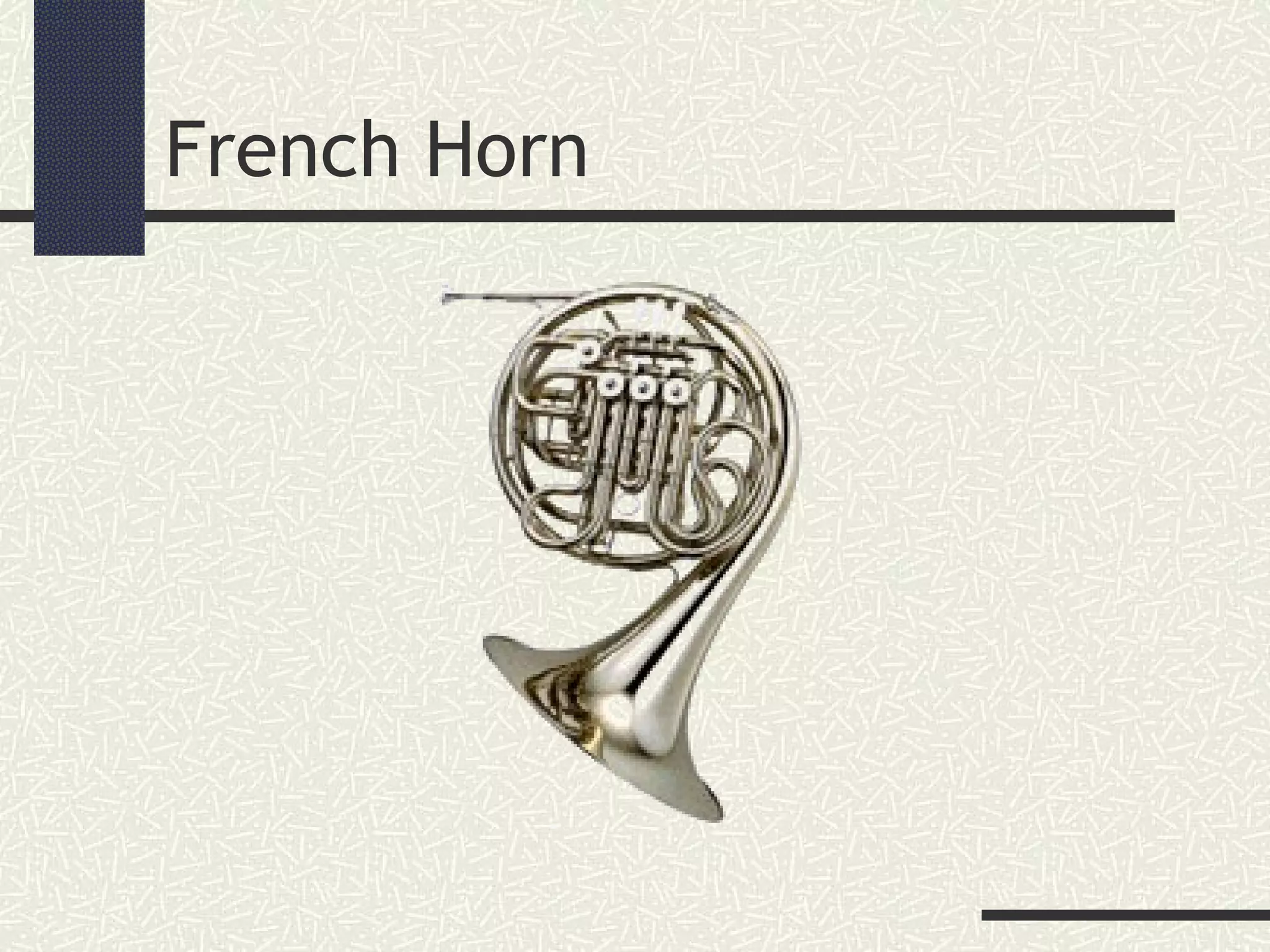 French Horn
 