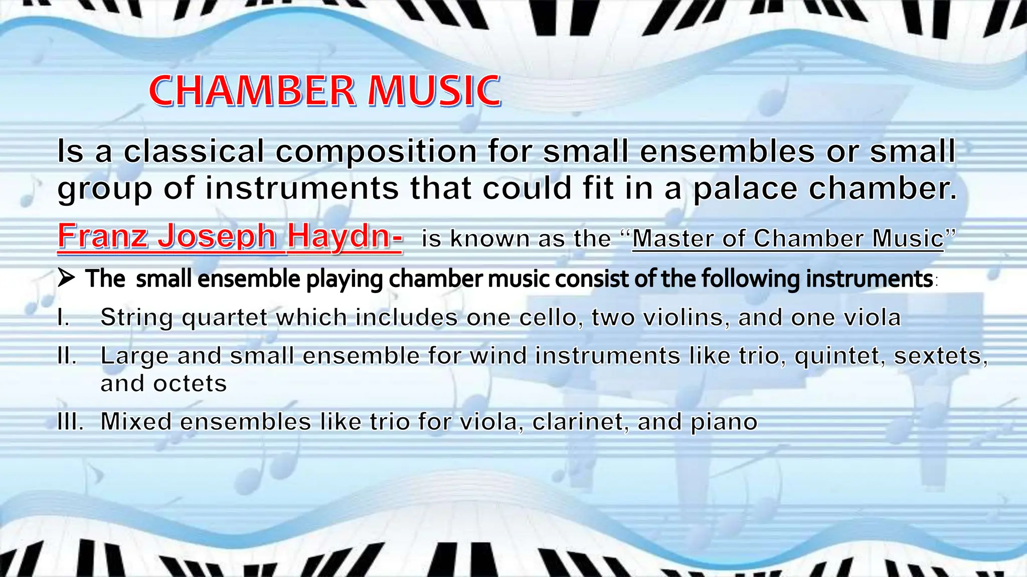 CLASSICAL PERIOD (1750- 1820) for grade 9 | PPTX