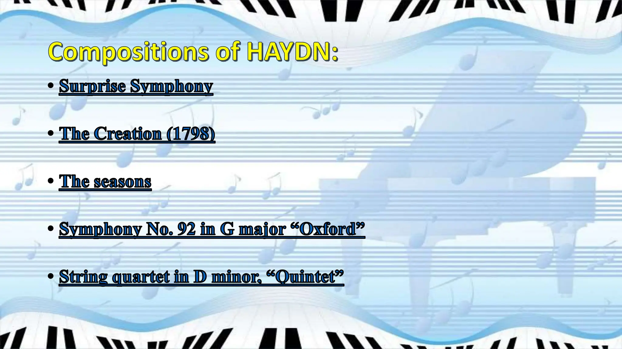 CLASSICAL PERIOD (1750- 1820) for grade 9 | PPTX