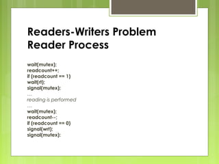Classical problem of synchronization | PPT | Programming Languages ...