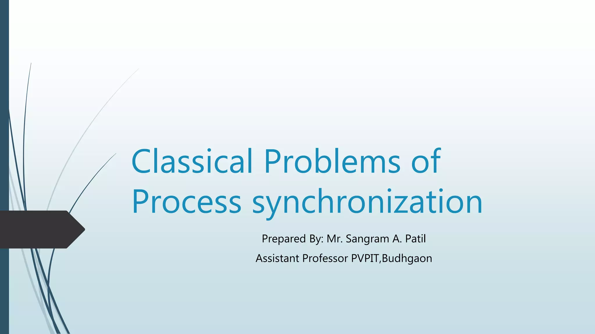 Classical problems of process synchronization | PPT