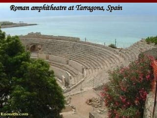 Roman amphitheatre at Tarragona, Spain 