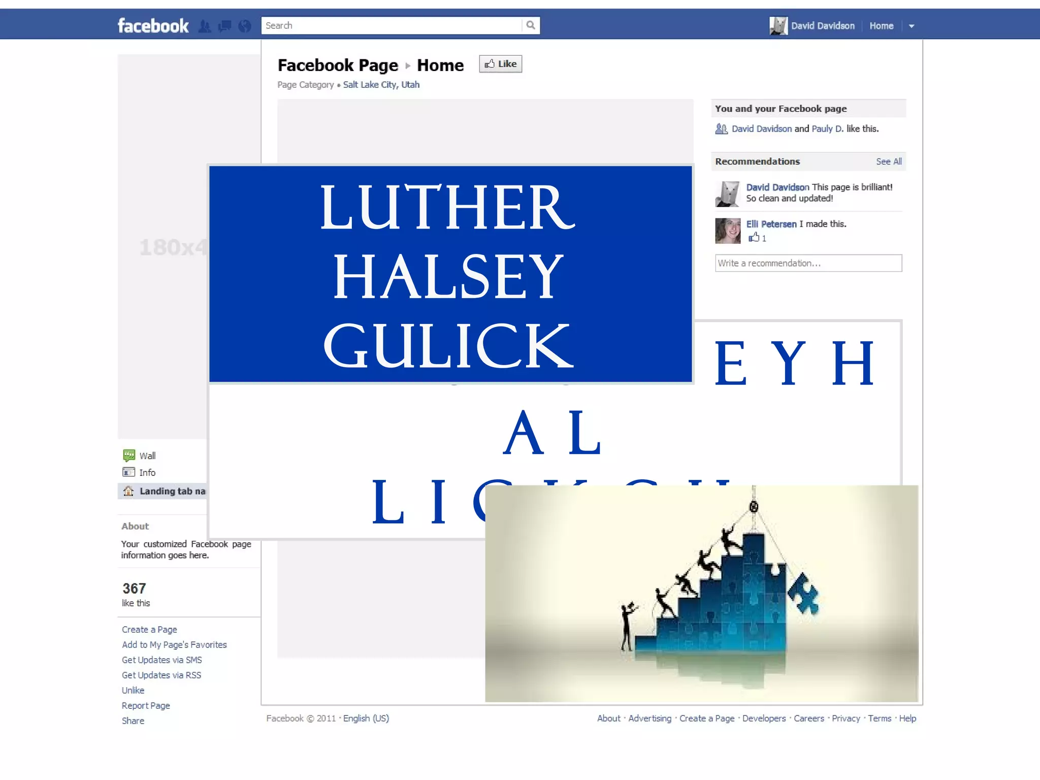 T h e r l u s e y h
a l
L I c k g u
Luther
halsey
gulick
 