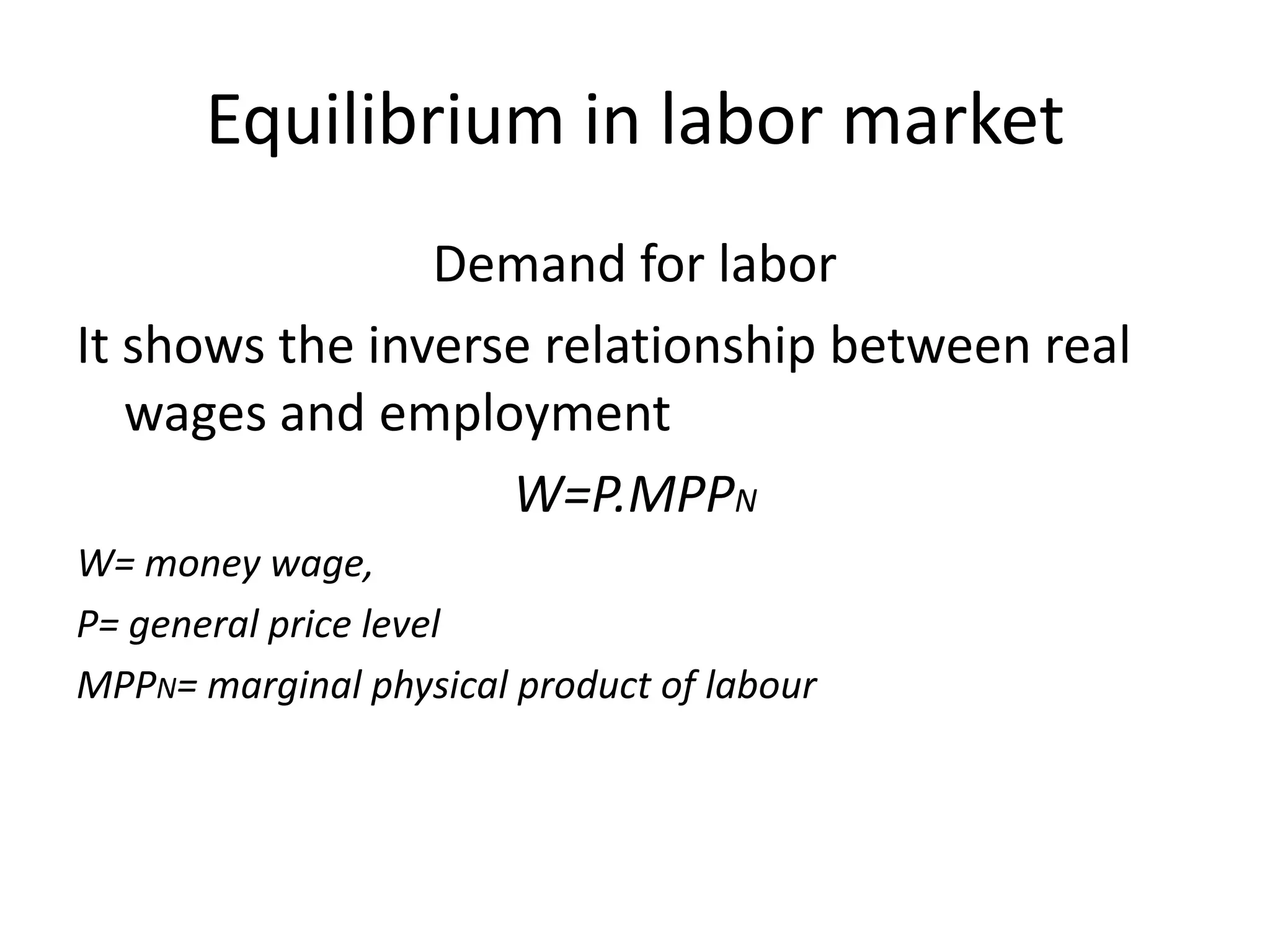 Classical theory of income and emply | PPTX