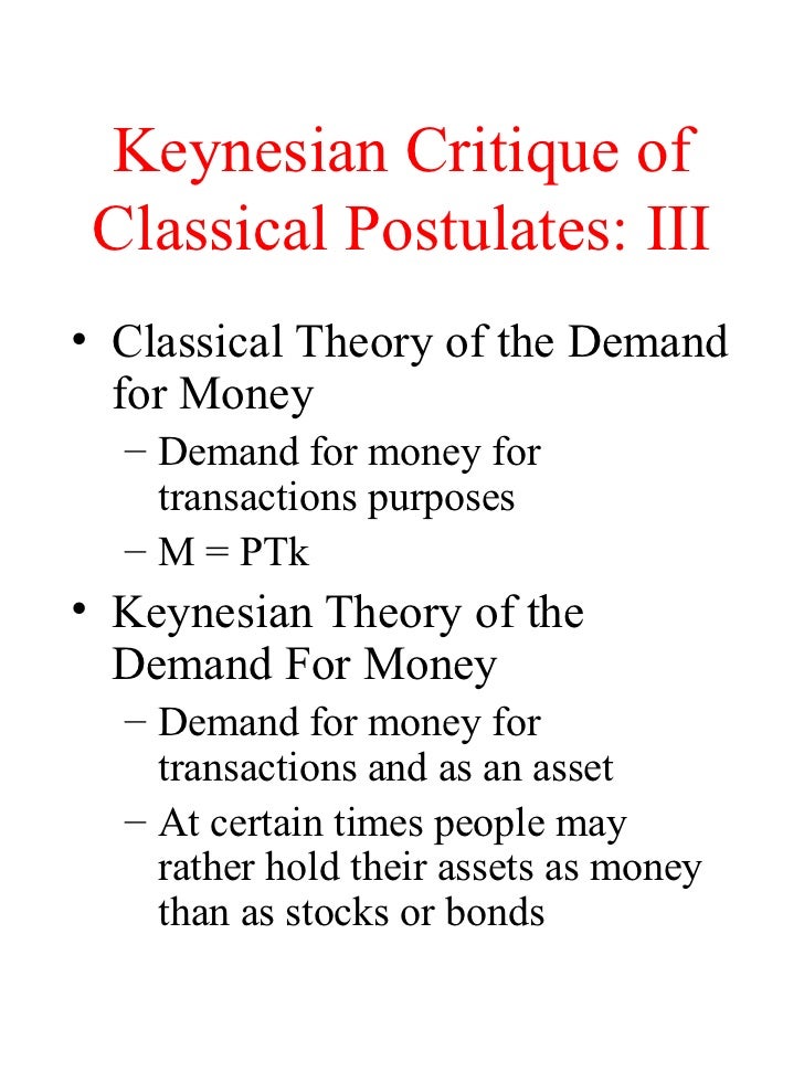 classical economics vs keynesian economics essay Debate on keynesian vs supply side economics description: 1 break the class up into two groups 2 one group should spend time researching keynesian economic theory, using npp's a people's guide to the federal budget and other sources 3. classical economics vs keynesian economics essay Debate on keynesian vs supply side economics description: 1 break the class up into two groups 2 one group should spend time researching keynesian economic theory, using npp's a people's guide to the federal budget and other sources 3.