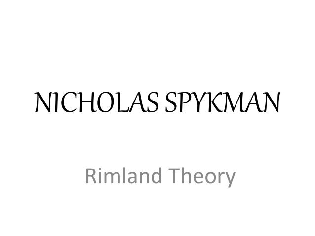 What is the Rimland theory?