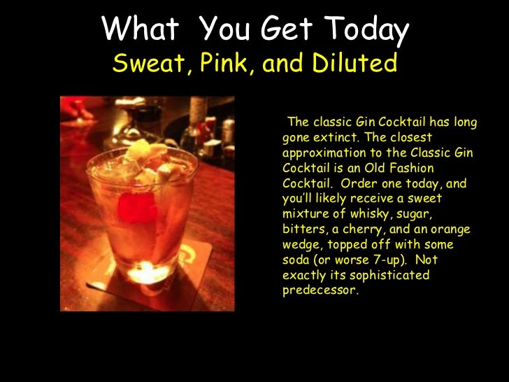 Classic cocktail history lesson