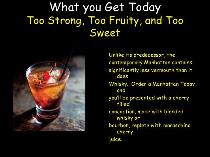 Classic cocktail history lesson