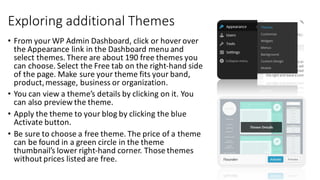 WordPress Classic Dashboard | PDF