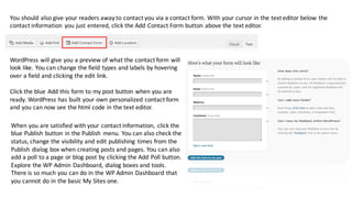 WordPress Classic Dashboard | PDF