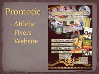 - Affiche
- Flyers
- Website
 