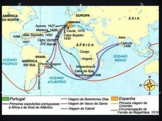 O QUINHENTISMO
 O Quinhentismo corresponde ao estilo literário que abrange
todas as manifestações literárias produzidas no Brasil à época
de seu descobrimento, durante o século XVI. É um movimento
paralelo ao Classicismo português e possui ideias relacionadas
ao Renascimento, que vivia o seu auge na Europa. A literatura
do Quinhentismo tem como tema central os próprios objetivos
da expansão marítima: a conquista material, na forma da
literatura informativa das Grandes Navegações, e a conquista
espiritual, resultante da política portuguesa da Contrarreforma
e representada pela literatura jesuítica da Companhia de Jesus.
 
