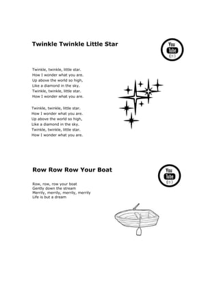 Classic Kid Songs Lyrics Booklet With Audio