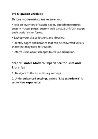 How to Change Classic SharePoint to Modern SharePoint (An Updated Guide ...
