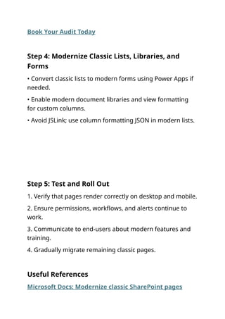 How to Change Classic SharePoint to Modern SharePoint (An Updated Guide ...