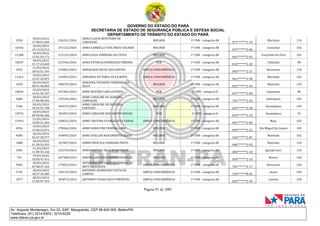 GOVERNO DO ESTADO DO PARÁ
SECRETARIA DE ESTADO DE SEGURANÇA PÚBLICA E DEFESA SOCIAL
DEPARTAMENTO DE TRÂNSITO DO ESTADO DO PARÁ
Página 91 de 1001
Av. Augusto Montenegro, Km 03, S/Nº, Mangueirão, CEP 66.640-000, Belém/PA
Telefones: (91) 3214-6303 / 3214-6229
www.detran.pa.gov.br
2530
18/03/2024
17:48:41.040
236241/2024
ANNA FLAVIA MONTEIRO DE
CARVALHO
MULHER 1ª CNH - categoria AB
071*******2-33
Marituba 110
10342
18/03/2024
10:13:34.512
191122/2024 ANNA GABRIELLY DOS ANJOS COLARES MULHER 1ª CNH - categoria AB
073*******2-06
Castanhal 102
11288
18/03/2024
13:01:43.171
212123/2024 ANNA JULIA FERREIRA DA COSTA MULHER 1ª CNH - categoria AB
061*******2-03
Concórdia Do Pará 102
18297
18/03/2024
21:17:23.665
251946/2024 ANNA PATRICIA RODRIGUES PEREIRA PCD 1ª CNH - categoria AB
014*******2-20
Tailândia 98
3455
21/03/2024
18:42:51.545
332802/2024 ANNAILSON SOUZA DOS SANTOS AMPLA CONCORRÊNCIA 1ª CNH - categoria AB
093*******2-27
Barcarena 110
11221
18/03/2024
12:47:45.875
210493/2024 ANNANDA VICTORIA SILVA MOTA AMPLA CONCORRÊNCIA 1ª CNH - categoria AB
041*******2-90
Marituba 102
1035
20/03/2024
00:41:46.855
298275/2024
ANNAYRA TIFFANNY FERREIRA DA
SILVA
MULHER 1ª CNH - categoria AB
051*******2-44
Marituba 120
18644
23/03/2024
14:41:45.337
351964/2024 ANNE BEATRIZ LIMA GOUVEIA PCD 1ª CNH - categoria B
057*******2-00
Capanema 80
5606
18/03/2024
17:05:08.542
233556/2024
ANNE CAROLINE DE ALMEIDA
CARVALHO
MULHER 1ª CNH - categoria AB
701*******2-29
Salinópolis 105
7106
20/03/2024
10:52:51.798
303575/2024
ANNE CAROLINE DE OLIVEIRA
FURTADO
MULHER 1ª CNH - categoria AB
025*******2-28
Ananindeua 105
19576
18/03/2024
09:04:06.286
181893/2024 ANNE CAROLINE DOS SANTOS ROCHA PCD 1ª CNH - categoria B
870*******2-59
Ananindeua 52
13943
21/03/2024
14:05:21.604
328632/2024 ANNE CRISTINA EVANGELISTA FARIAS AMPLA CONCORRÊNCIA 1ª CNH - categoria AB
041*******2-04
Moju 102
6556
19/03/2024
13:46:22.871
278466/2024 ANNE KAROLYNE PEREIRA LIMA MULHER 1ª CNH - categoria AB
059*******2-21
São Miguel Do Guamá 105
9286
18/03/2024
02:47:58.977
169095/2024 ANNE SUELLEN NASCIMENTO CRAVO MULHER 1ª CNH - categoria AB
542*******2-87
Marituba 102
1888
18/03/2024
01:20:53.433
167807/2024 ANNIE PRISCYLA FERREIRA PINTO MULHER 1ª CNH - categoria AB
046*******2-92
Marituba 110
3382
21/03/2024
11:09:55.102
325276/2024 ANNY PANTOJA DE ALBUQUERQUE MULHER 1ª CNH - categoria AB
084*******2-18
Igarapé-miri 110
791
19/03/2024
10:03:47.411
267968/2024 ANNYELLEM NASCIMENTO MEIRELES MULHER 1ª CNH - categoria AB
034*******2-19
Breves 120
9582
18/03/2024
07:58:37.162
174823/2024
ANTHONNY RYCHARD DA CONCEICAO
WITT MESCOUTO
AMPLA CONCORRÊNCIA 1ª CNH - categoria AB
701*******2-17
Barcarena 102
5742
18/03/2024
18:37:16.585
239173/2024
ANTHONY APARECIDO COSTA DE
CAMPOS
AMPLA CONCORRÊNCIA 1ª CNH - categoria AB
539*******8-05
Acará 105
1077
20/03/2024
11:02:07.353
303873/2024 ANTHONY CESAR COSTA PIMENTEL AMPLA CONCORRÊNCIA 1ª CNH - categoria AB
052*******2-39
Cametá 120
 