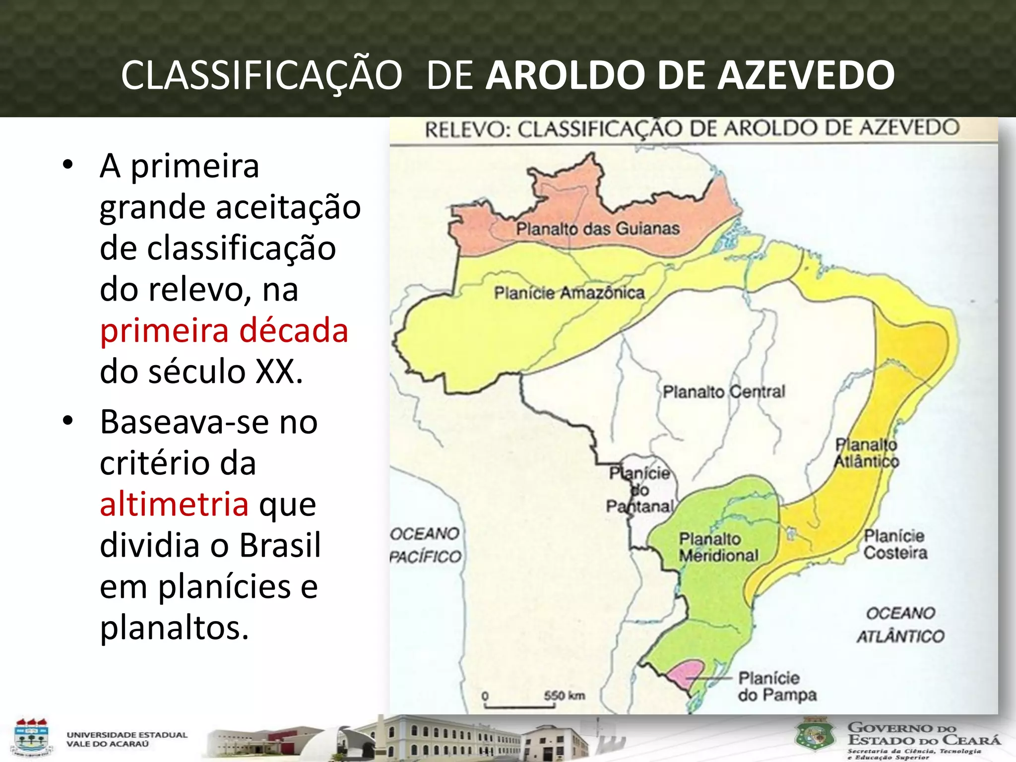 Classificação do relevo brasileiro geomorfologia | PPT