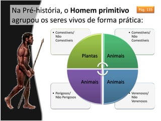 Na Grécia antiga, Aristóteles agrupou os seres vivos em 2 Reinos:Critério de Classificação utilizado: capacidade de locomoção