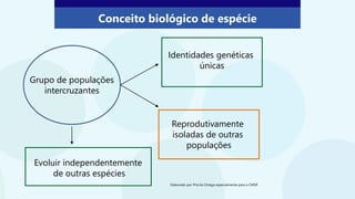 Classificação dos Seres Vivos: Taxonomia e Conceito de Espécie para ...