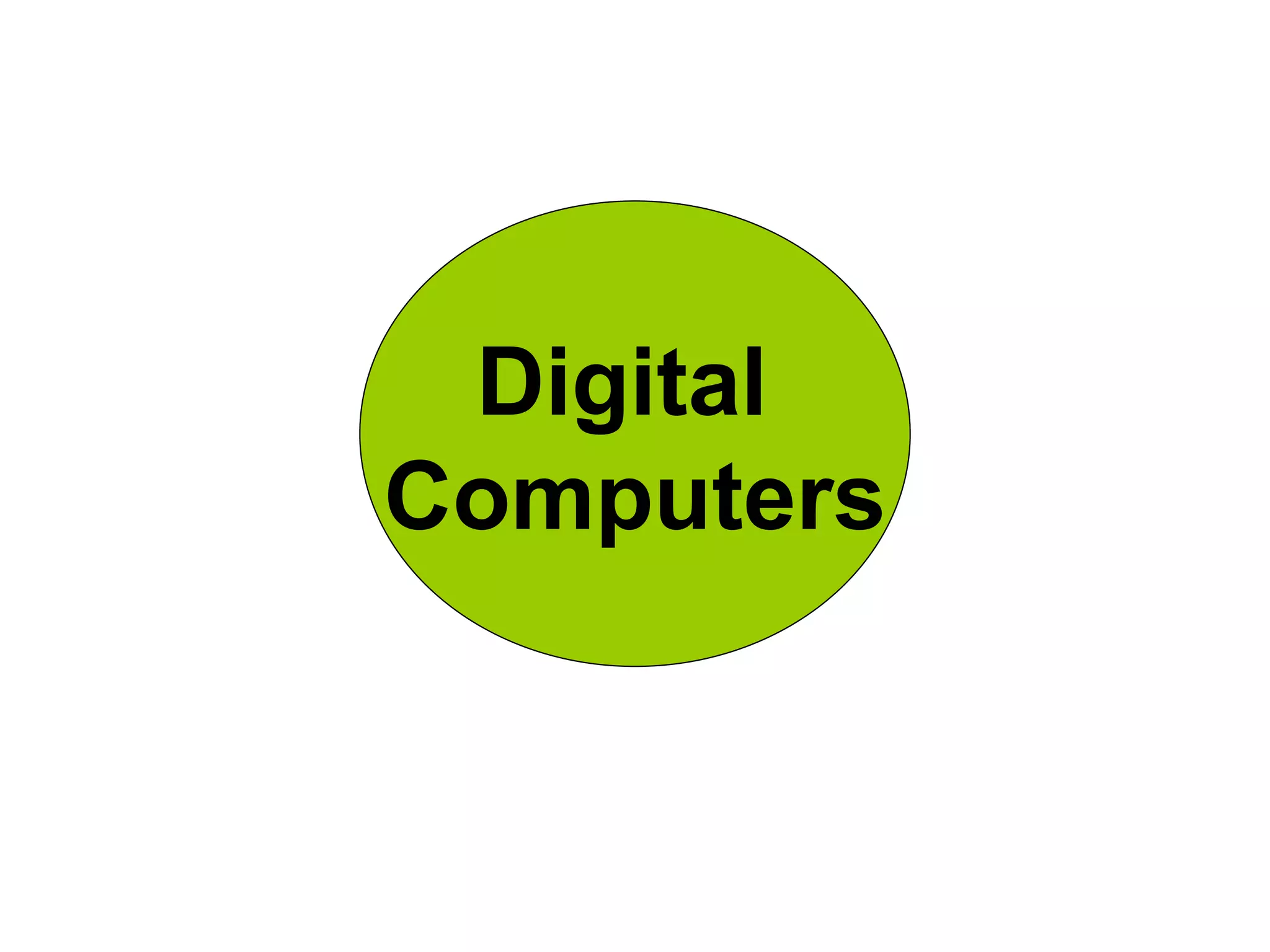 Digital  Computers 