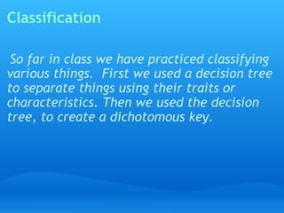 Classification | PPT