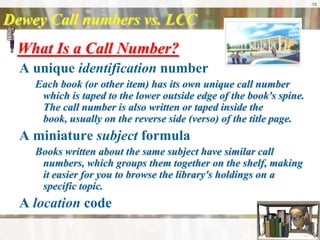 Call Number Library Lc Classification: The librarian's numbers game | PPTX