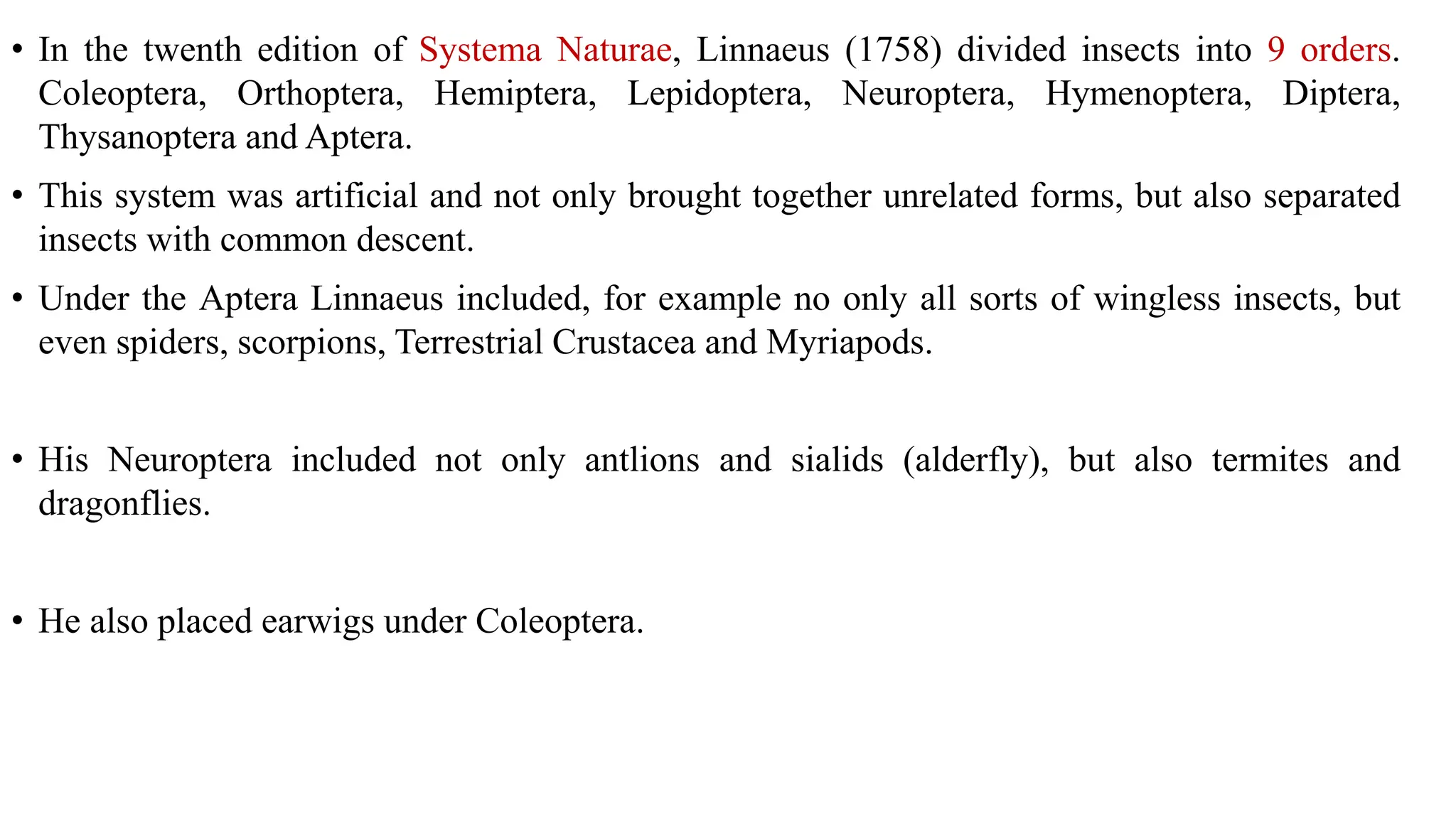 insect taxonomy importance systematics and classification | PPTX