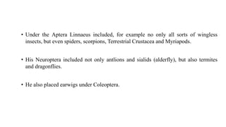 Development of Insects classification | PPTX