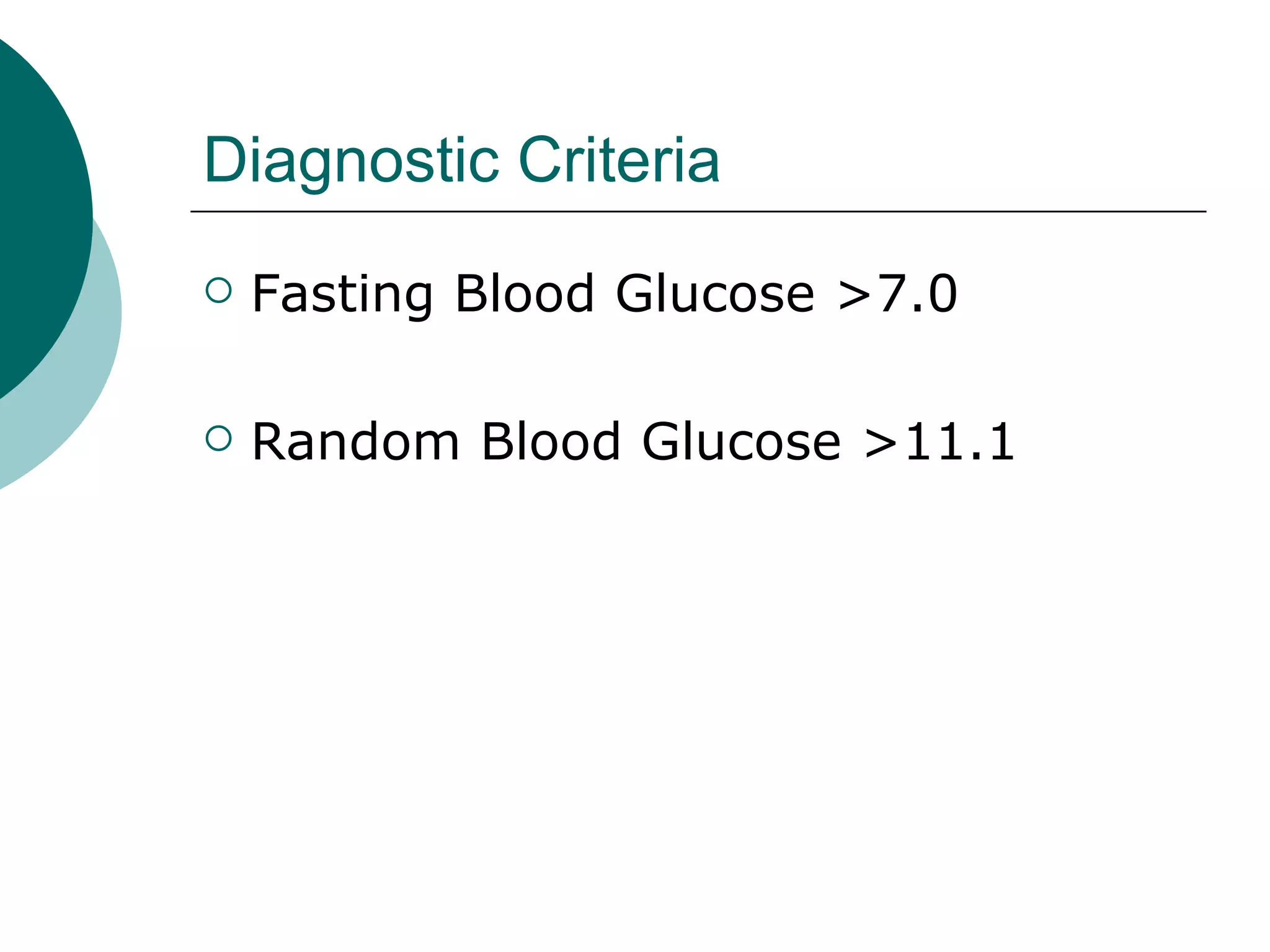 Classification And Diagnosis Of Diabetes | PPT
