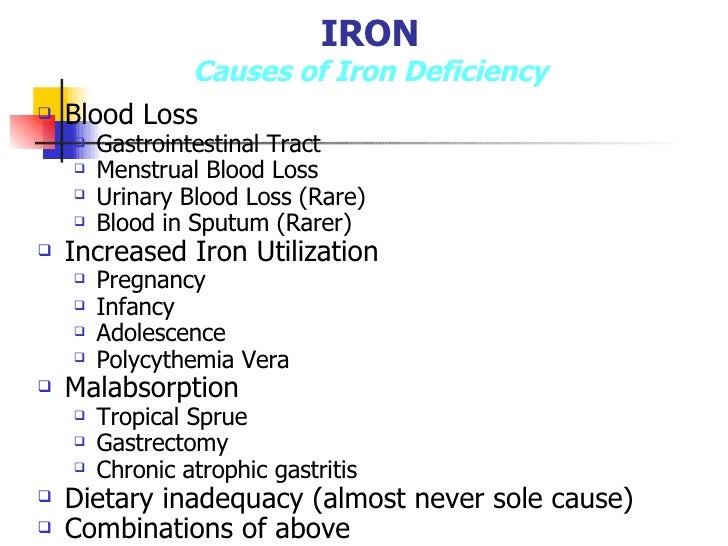 Classification Of Anaemia & Ida
