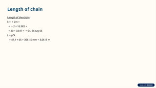 Classification of Chains 1 and belts hoe how to calculate their lenght ...
