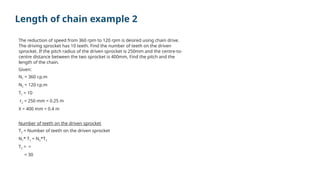 Classification of Chains 1 and belts hoe how to calculate their lenght ...