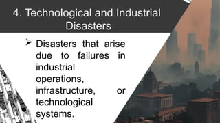 Technical Disaster Comprehensive Classification and Examples of Disasters: Natural, Man ...