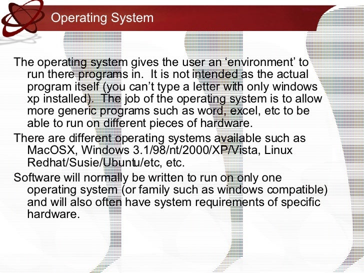 Classification Of Software