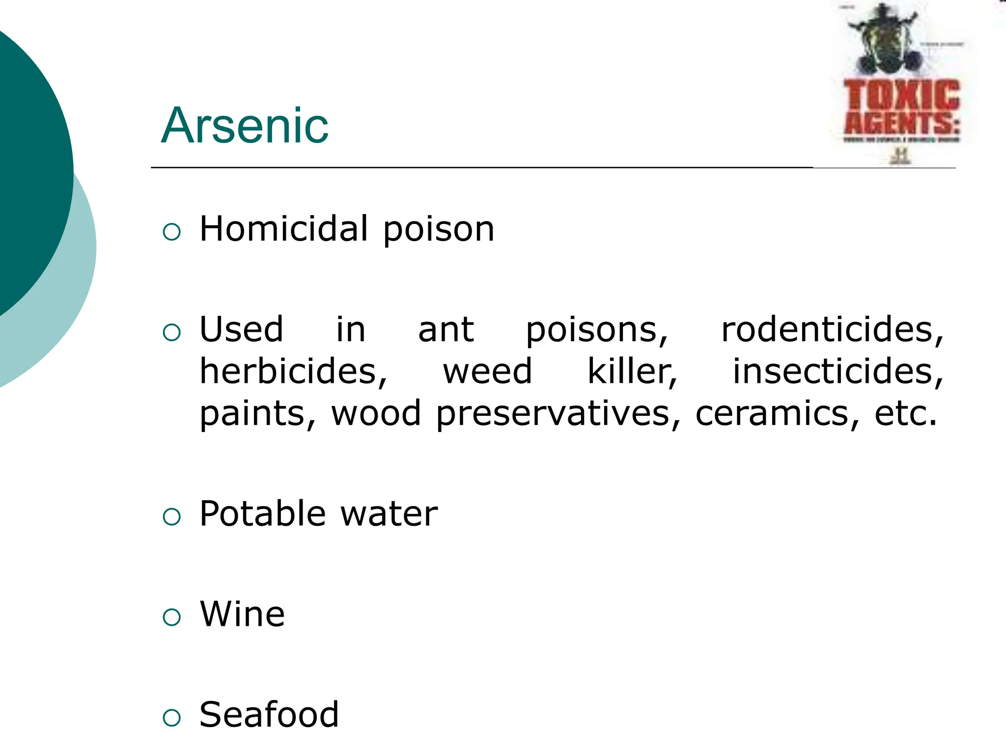 Classification-of-Toxic-Agents.ppt for toxicology | PPT
