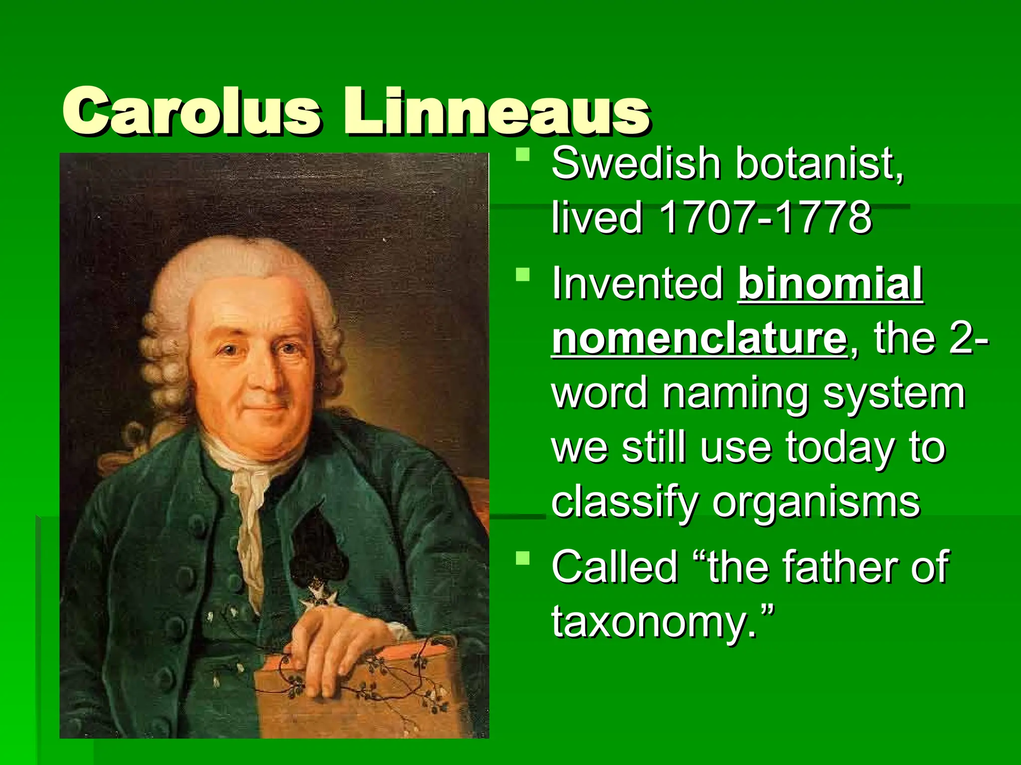 Classification-Taxonomy PowerPoint Presentation | PPT