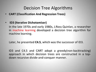 Classification Algorithms | PPT | Gardening | Home & Garden