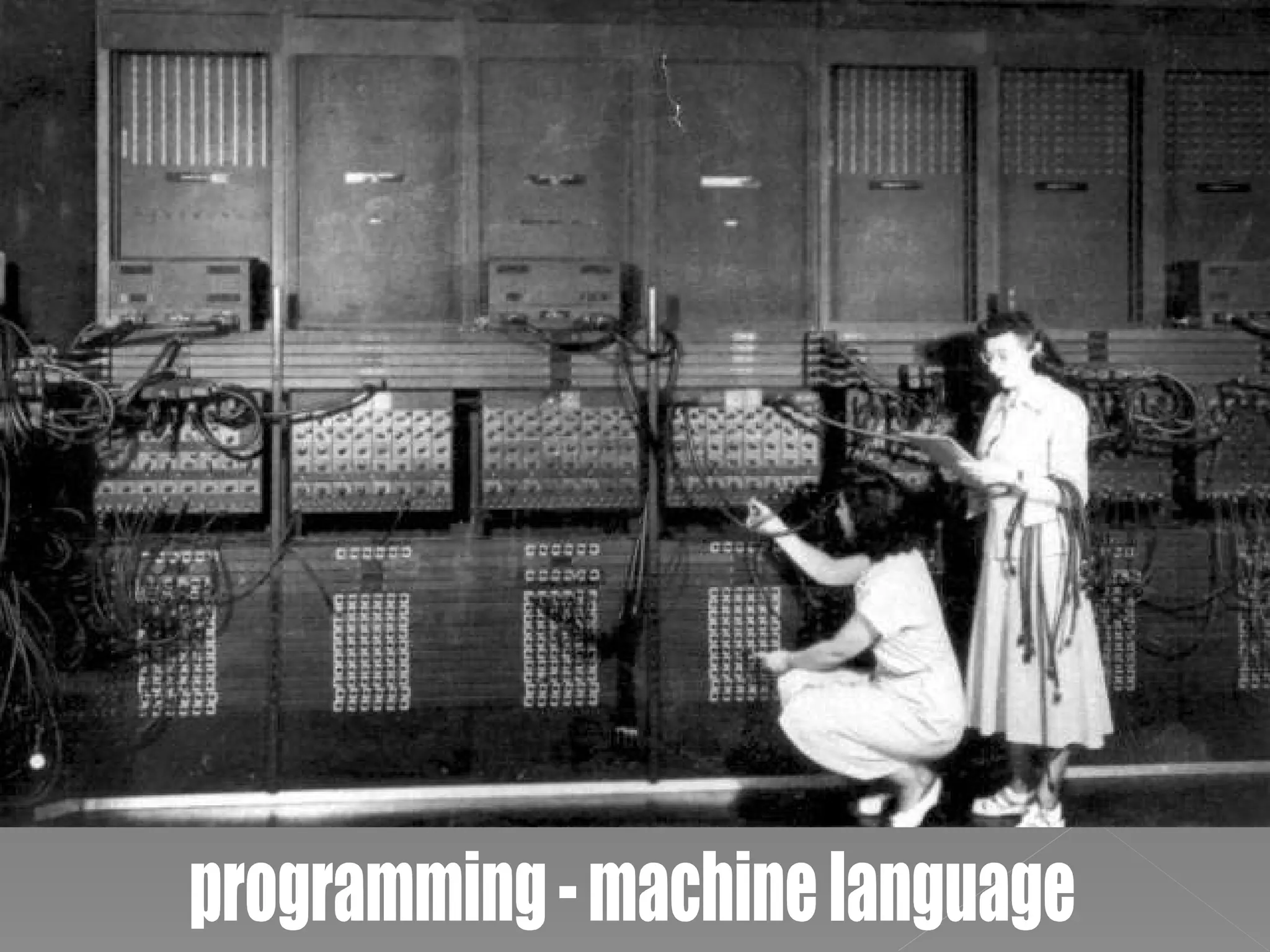 programming - machine language 
