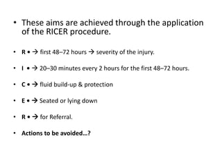 Refer On Ricer Classification and Management of Sports Injuries.pptx
