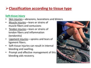 Classification and Management of Sports Injuries.pptx