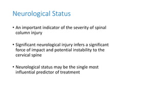 Classification and mechanism of subaxial cervical spine injuries.pptx