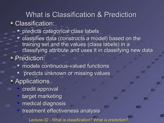 Classification and prediction | PPT