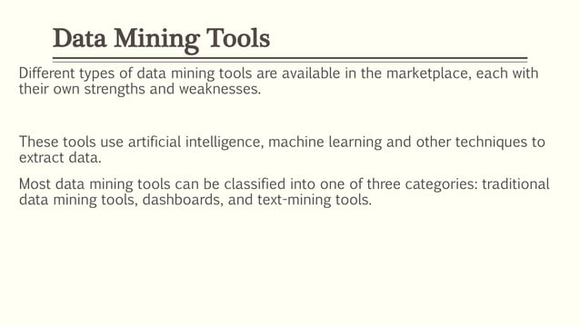 Classification and prediction in data mining | PPTX | Databases ...