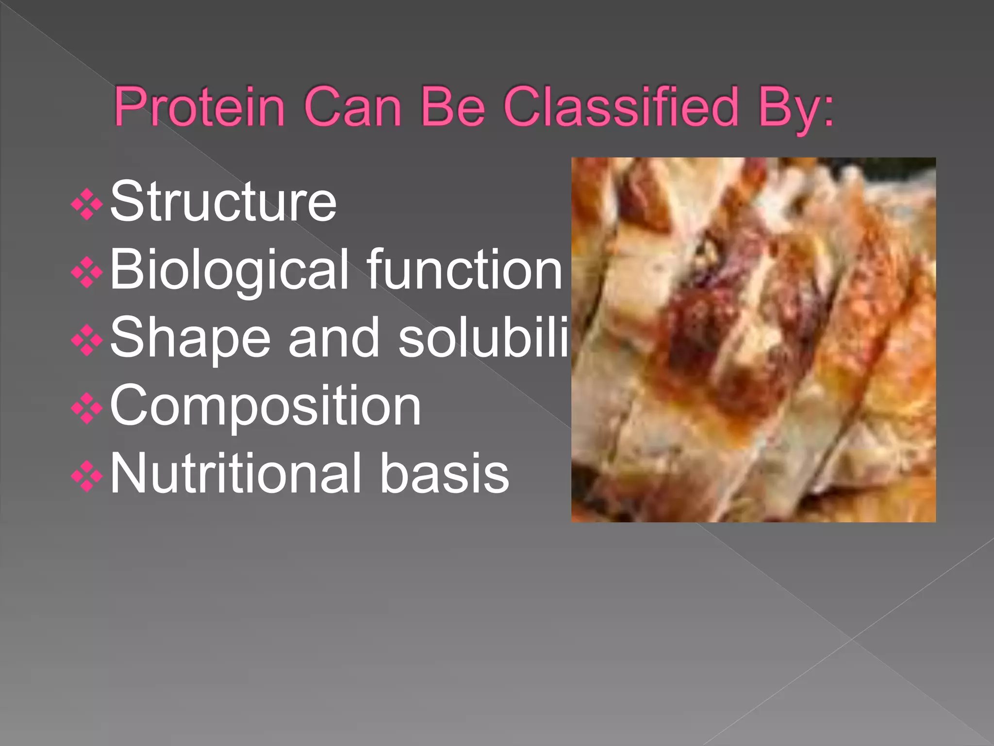 proteins and its classification | PPTX | Chemistry | Science