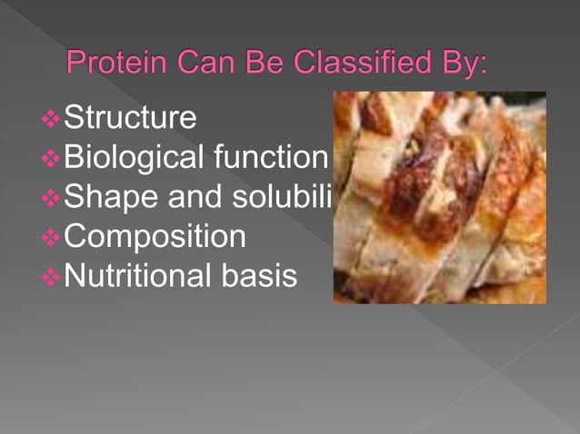 proteins and its classification | PPTX | Chemistry | Science