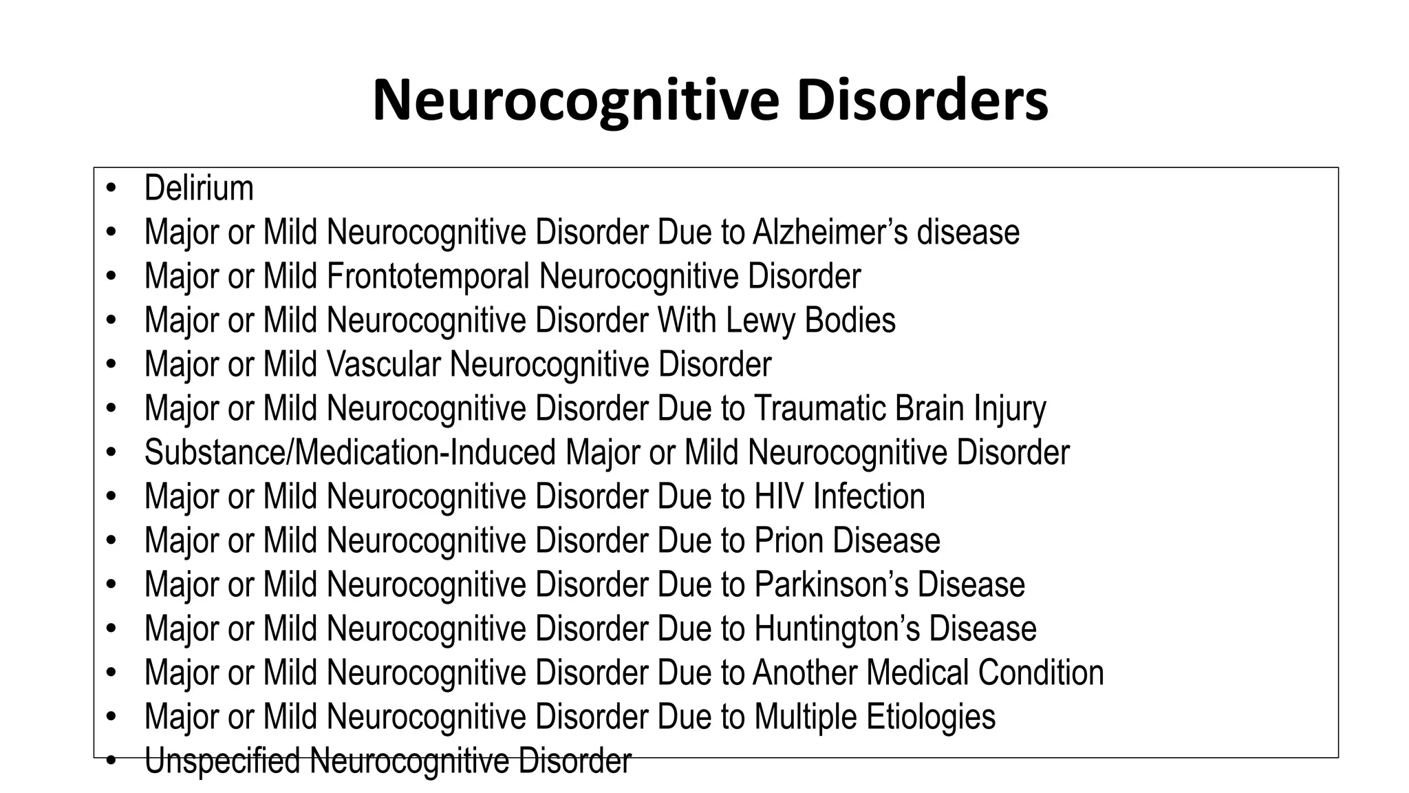 Classification and terminologies in mental health disorders | PPTX