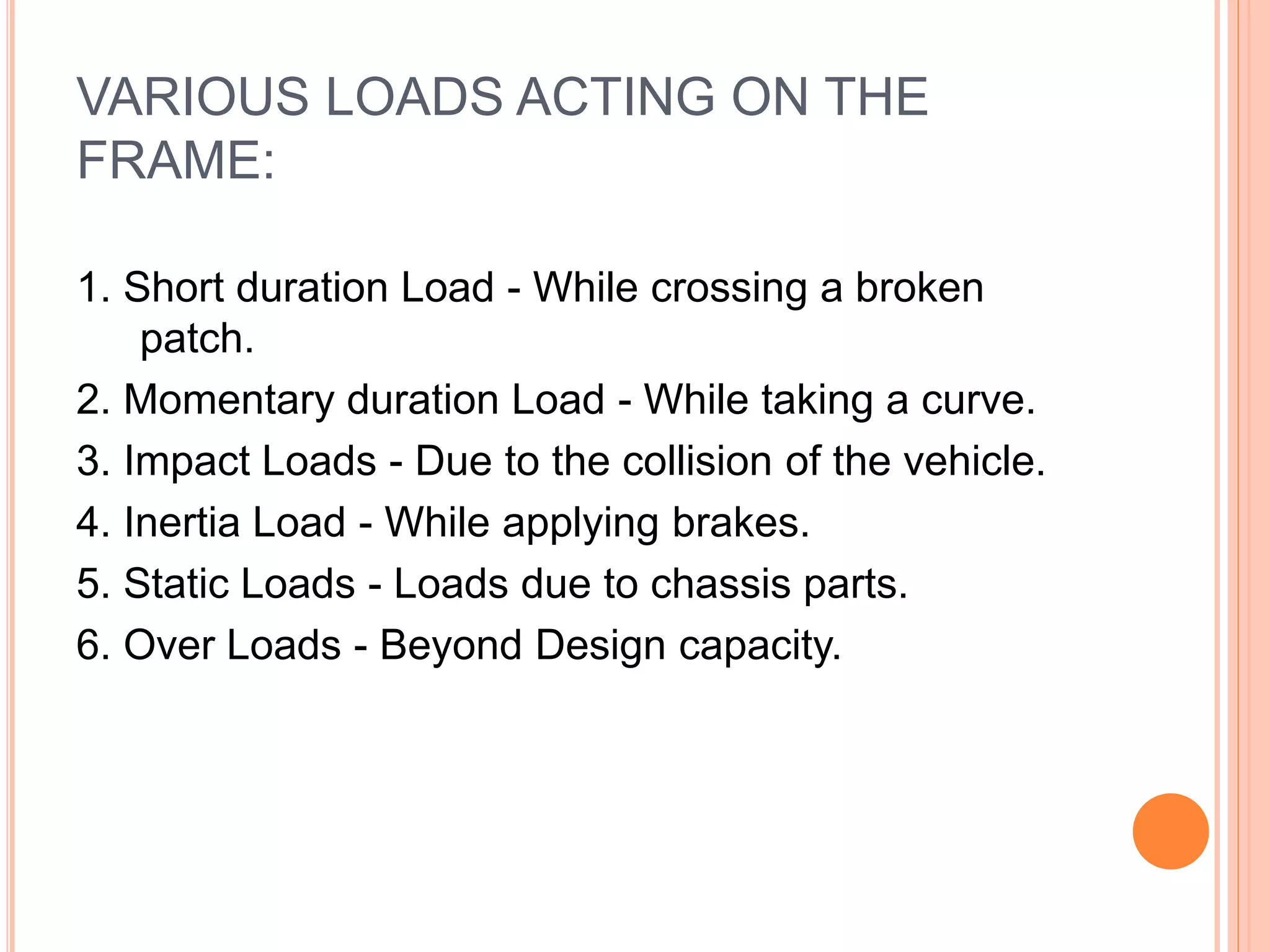 Automobile chassis and classification (frames) | PPTX